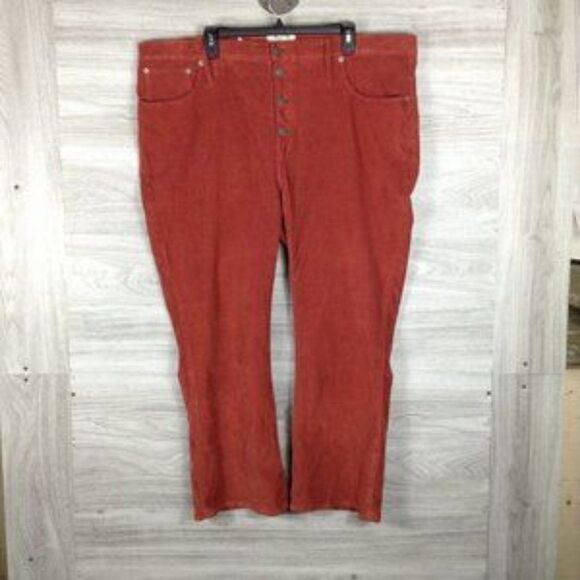 Madewell Cali Corduroy Demi Boot Cut Jeans size 37 - Picture 4 of 7